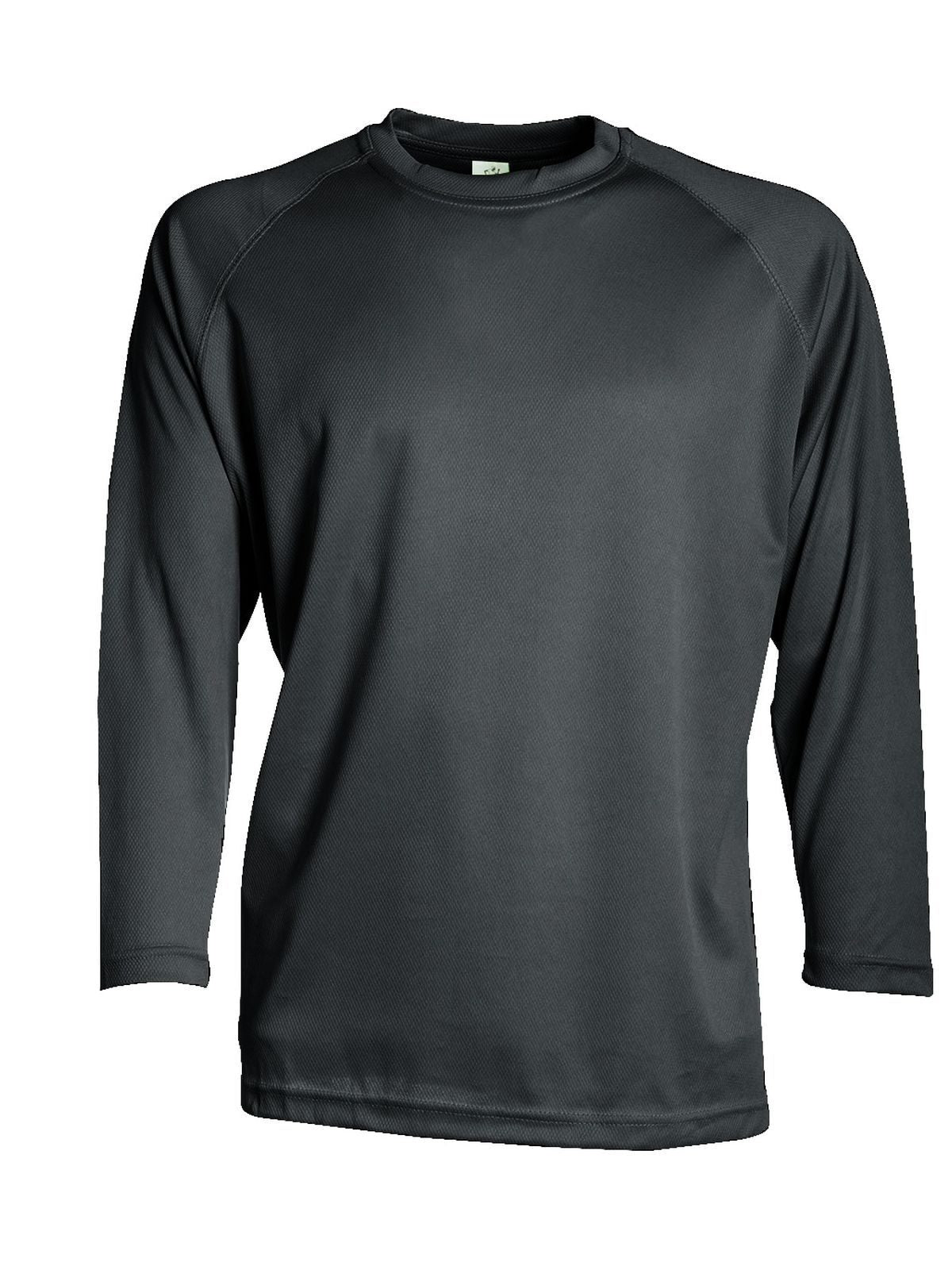 T shirt run traspirante sprintex sp104 manica lunga uomo