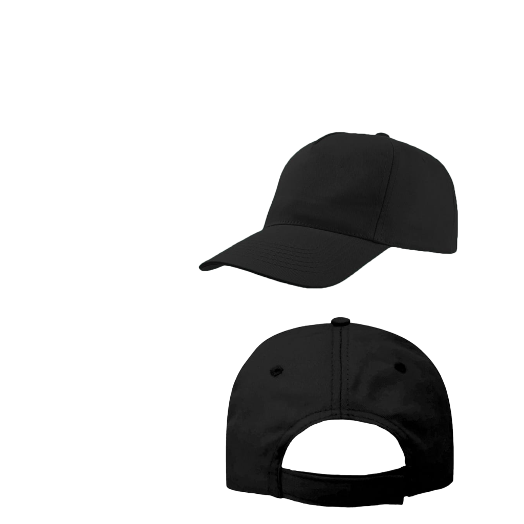 10 cappellini cotone 100% con logo