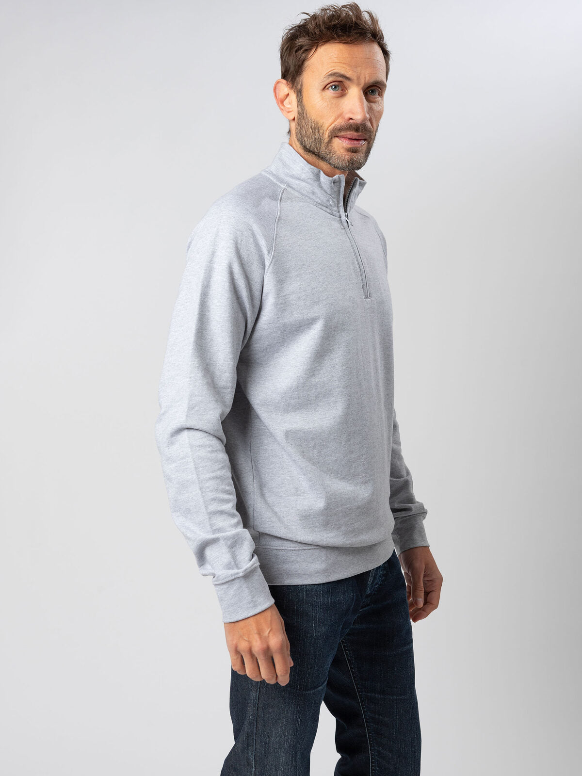 Felpa da lavoro con zip bs301
