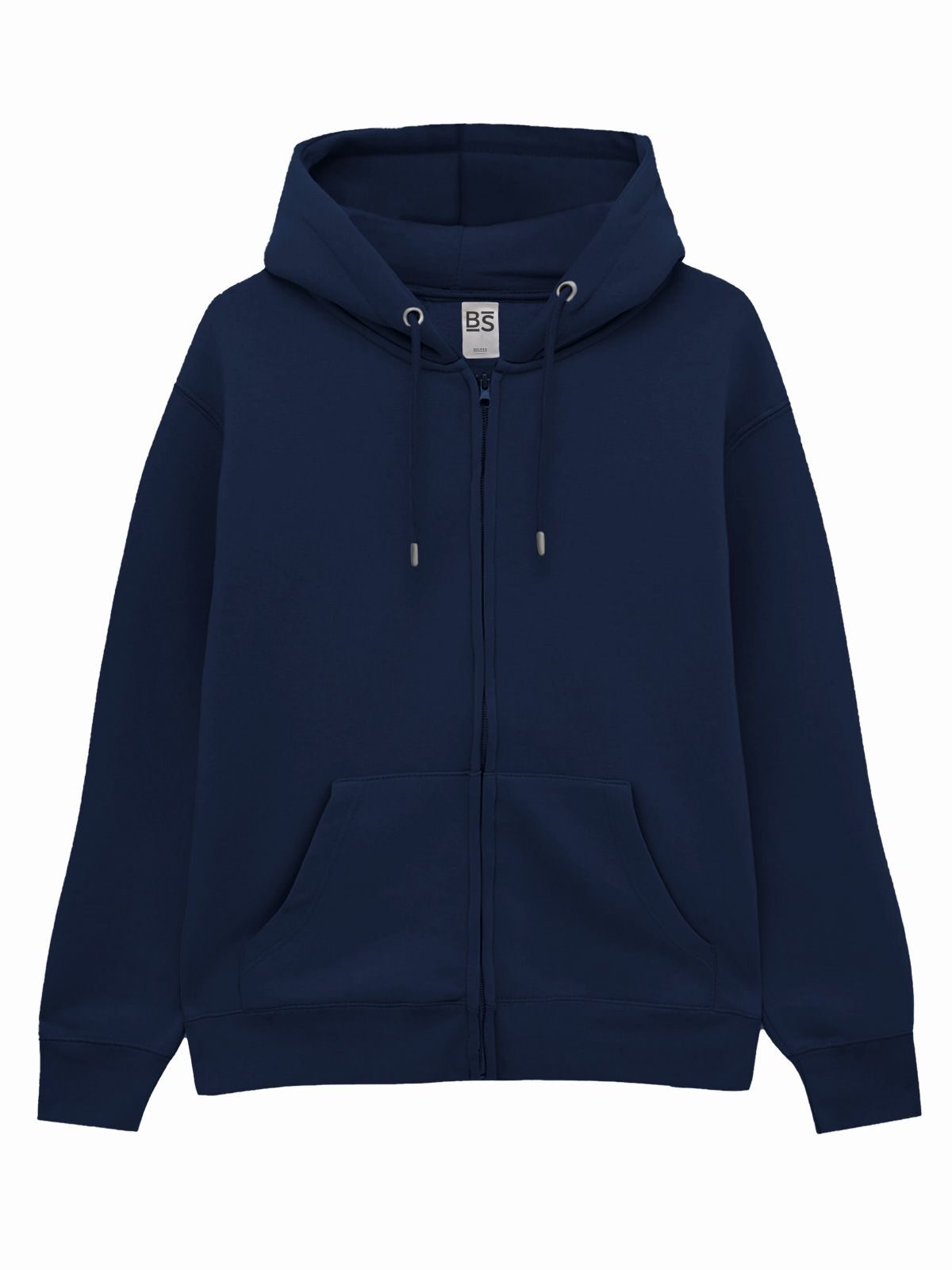 Felpa con cappuccio e zip bs 304