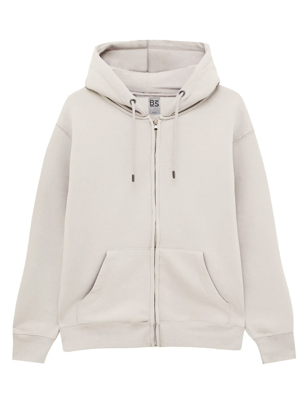 Felpa con cappuccio e zip bs 304