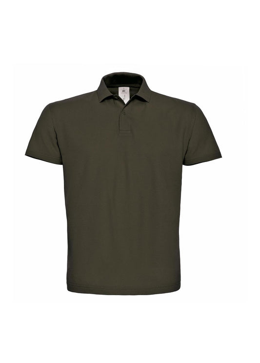 polo MARRONE marchio B e C UNISEX STAMPA O LOGO
