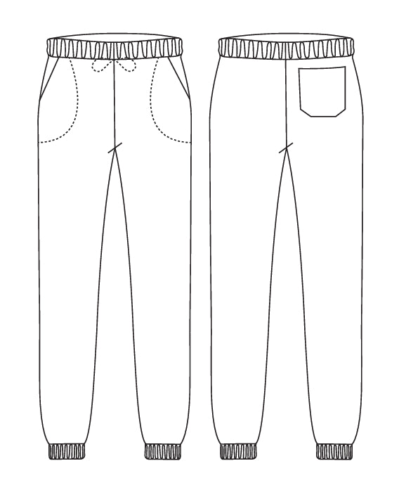 3 Pantaloni unisex egochef aladin