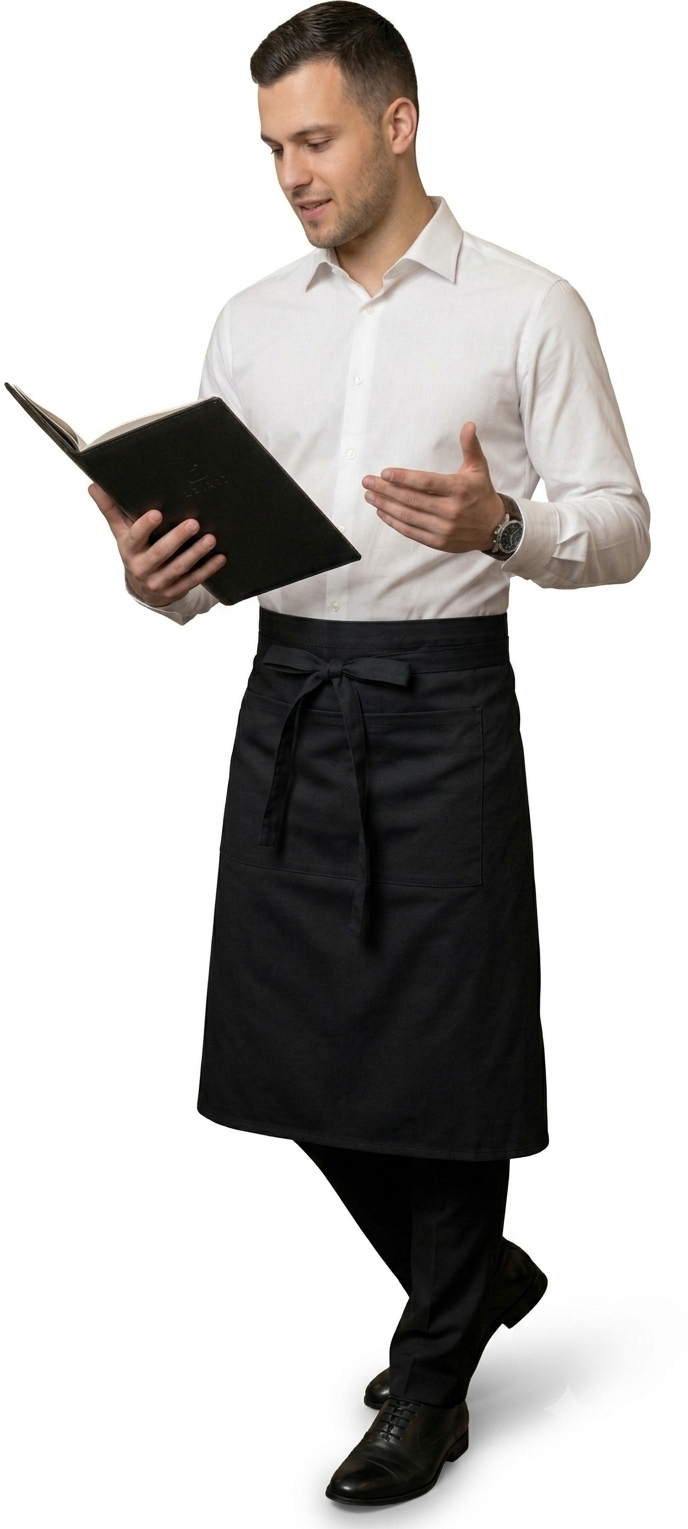 Grembiule bistrot lungo