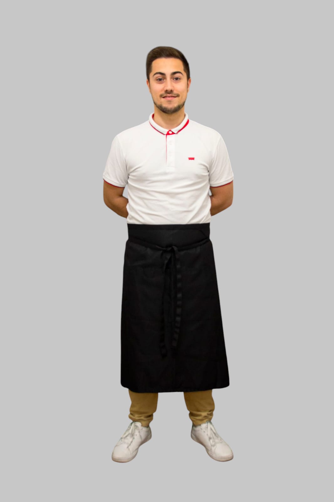Grembiule bistrot lungo 10 pezzi e logo
