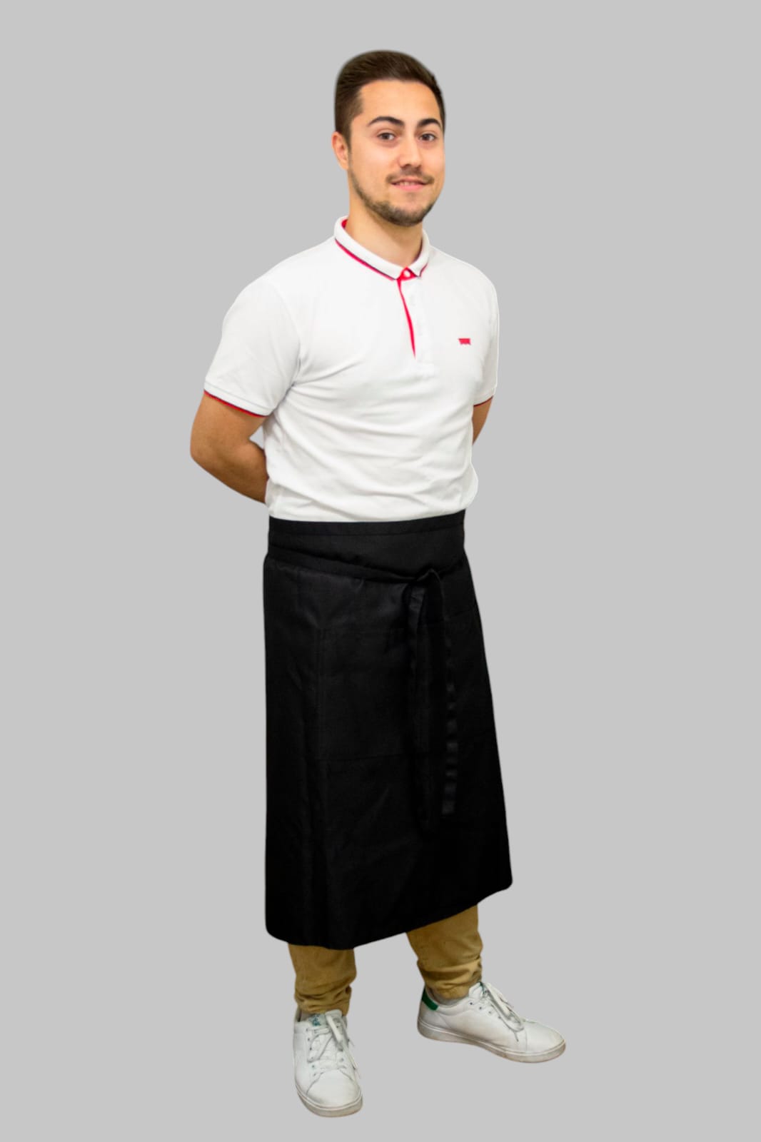 Grembiule bistrot lungo 10 pezzi e logo
