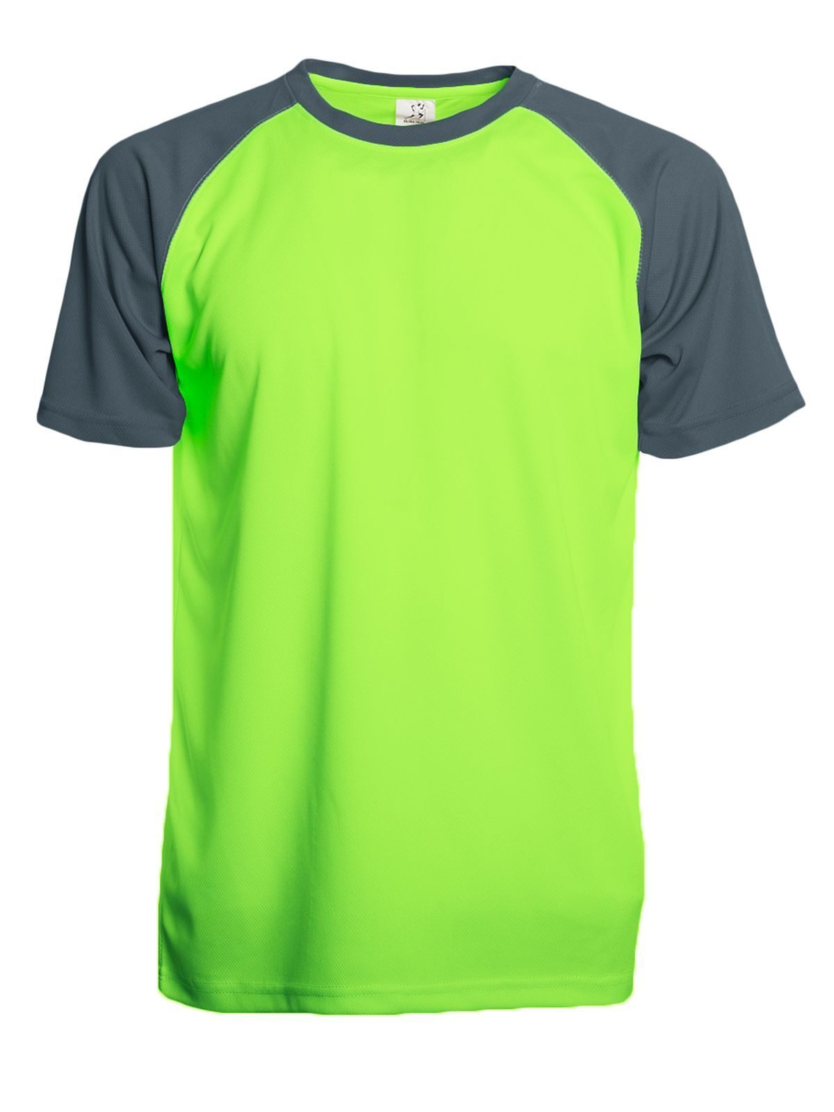 T shirt tecnica sportiva E logo lato cuore o centro