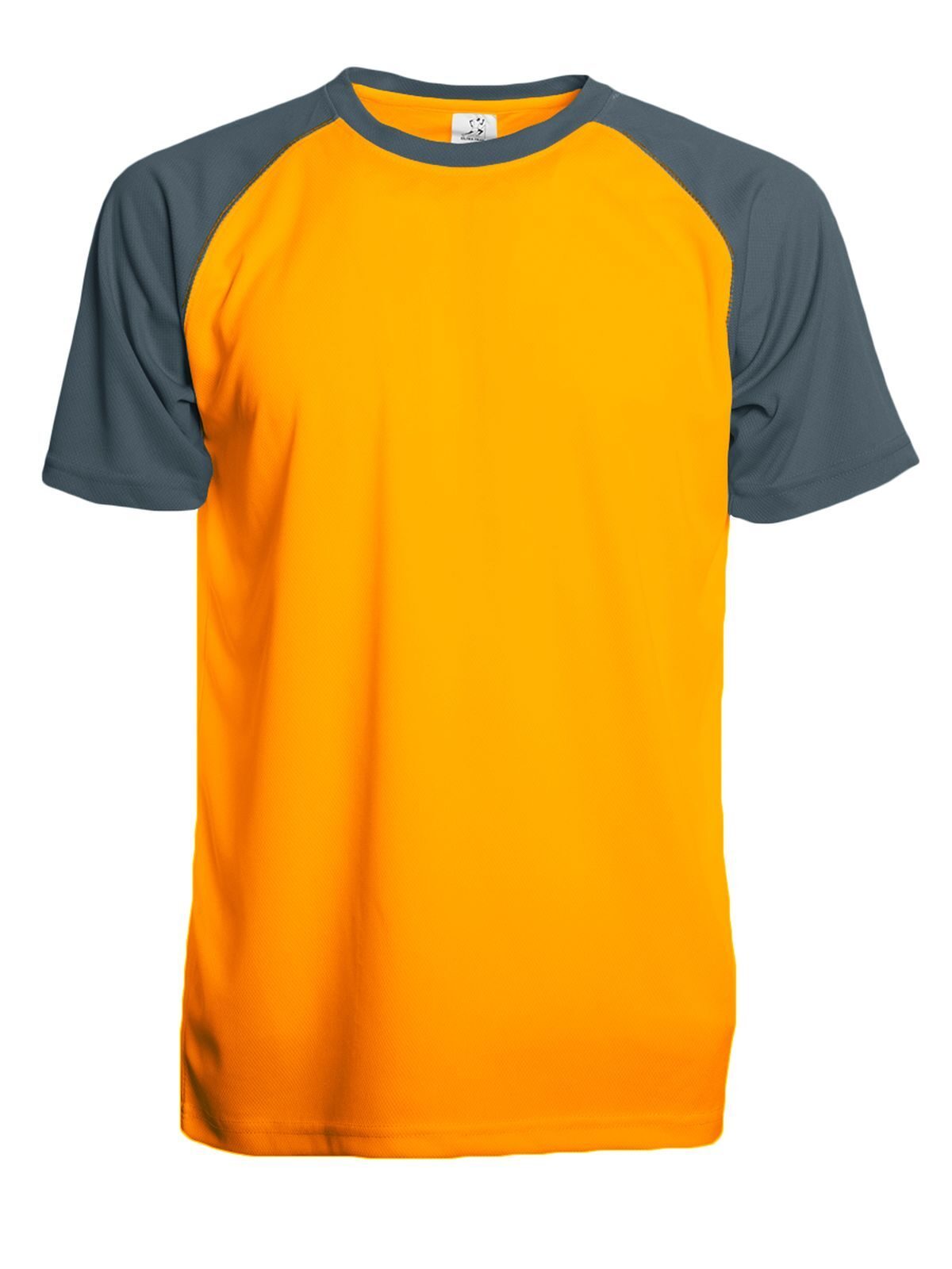 T shirt tecnica sportiva E logo lato cuore o centro