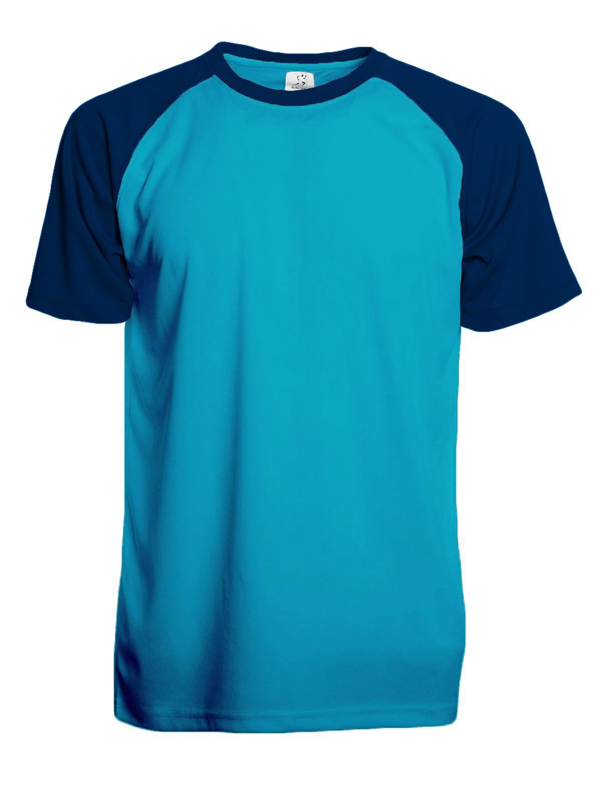 T shirt tecnica sportiva E logo lato cuore o centro