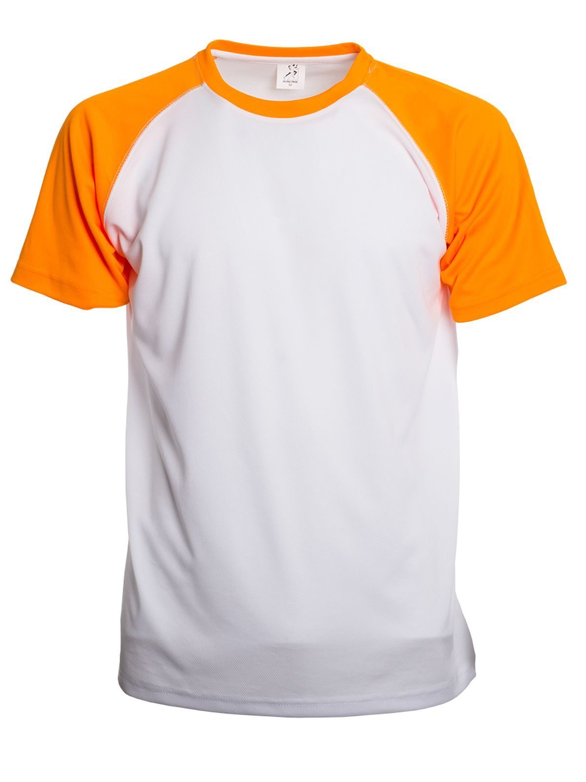 T shirt tecnica sportiva E logo lato cuore o centro