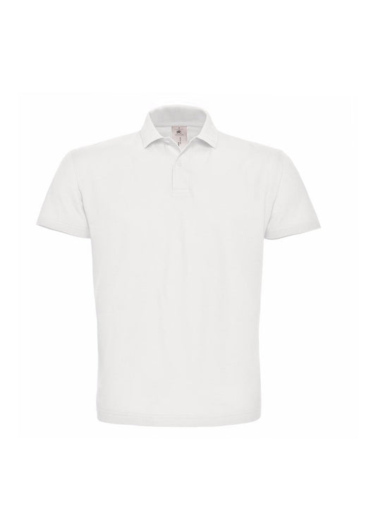 polo BIANCA marchio B e C UNISEX E LOGO O STAMPA