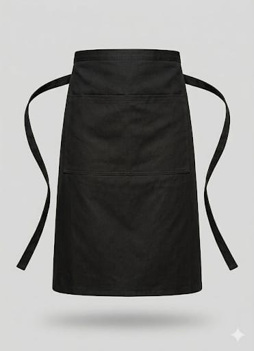 Grembiule bistrot lungo 10 pezzi e logo